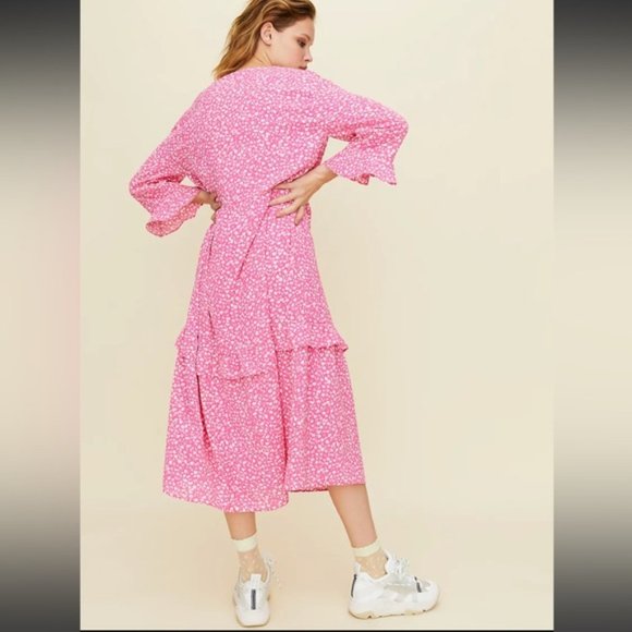 ❗️SOLD❗️Aritzia Little Moon Floral Spritz Dress Size S - Picture 2 of 10